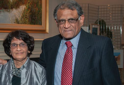Photo of Asha and Anand Panwalker. Link to their story.